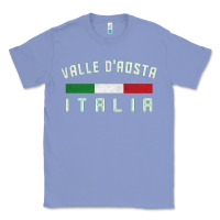 Colony Blue valle d'aosta italia italy region typography design Classic Tee - ArtChic
