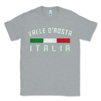 Heather Grey valle d'aosta italia italy region typography design Classic Tee - ArtChic
