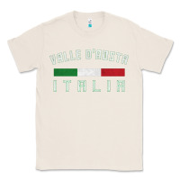 Natural valle d'aosta italia italy region typography design Classic Tee - ArtChic