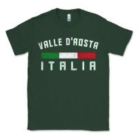 Sports Green valle d'aosta italia italy region typography design Classic Tee - ArtChic