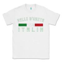 White valle d'aosta italia italy region typography design Classic Tee - ArtChic