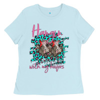 Baby Blue Hangin With My Heifers Ladies Tee - Bettercallsaul