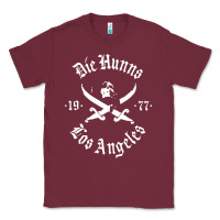 Burgundy die' hunns Classic Tee - ArtChic