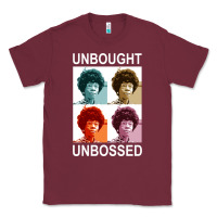 Burgundy unbought unbossed shirley chisholm retro vintage gift long sleeve t sh Classic Tee - ArtChic