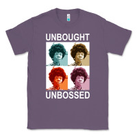 Lavender unbought unbossed shirley chisholm retro vintage gift long sleeve t sh Classic Tee - ArtChic