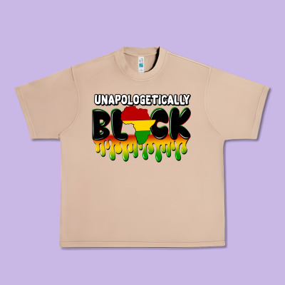 Unapologetically Black Urban Heavy Tee Designed By Cowgirlartshop