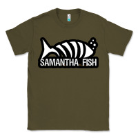 Army Green SAMANTHA FISH MUSIC ARTWORK Essential Classic Tee - ArtChic