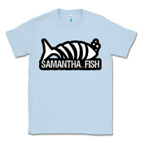 Dusty Blue SAMANTHA FISH MUSIC ARTWORK Essential Classic Tee - ArtChic