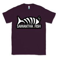 Plum SAMANTHA FISH MUSIC ARTWORK Essential Classic Tee - ArtChic