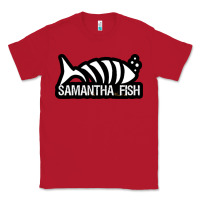 Red SAMANTHA FISH MUSIC ARTWORK Essential Classic Tee - ArtChic
