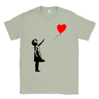 Matcha banksy girl with balloon Classic Tee - ArtChic