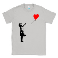 Moon Dust banksy girl with balloon Classic Tee - ArtChic