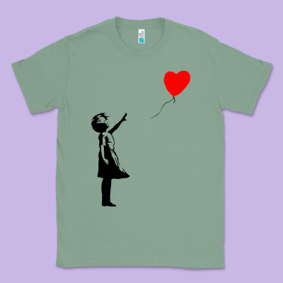 Banksy Girl With Balloon Classic Tee Designed By Artchic