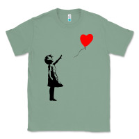 Sage banksy girl with balloon Classic Tee - ArtChic