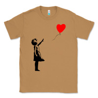 Toasted Coconut banksy girl with balloon Classic Tee - ArtChic