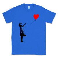 True Royal banksy girl with balloon Classic Tee - ArtChic
