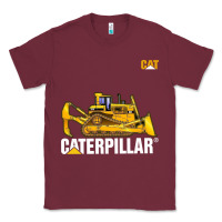 Burgundy bulldozercat 1 Classic Tee - ArtChic