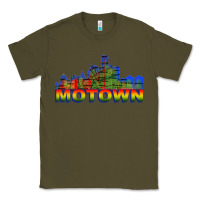 Army Green MOTOWN Classic Tee - ArtChic