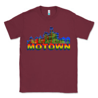 Burgundy MOTOWN Classic Tee - ArtChic