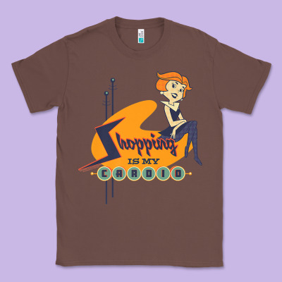 The Jetsons Jane Jetson Shopping Is My Cardio Premium T Shirt Classic Tee Designed By Artchic