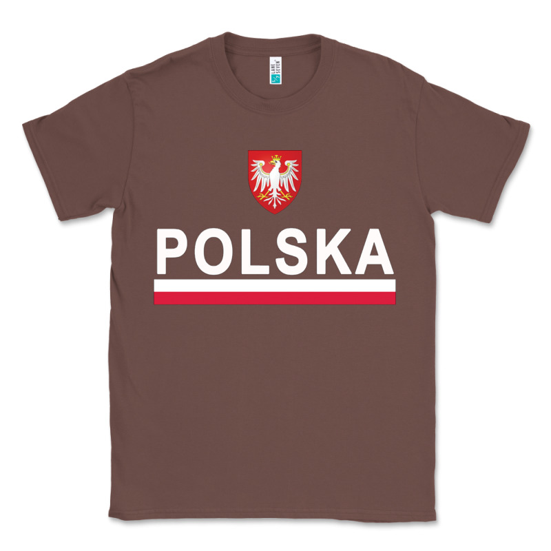 Sporty Polska Flag And Emblem Polish Coat Of Arms Pullover Hoodie Classic Tee by ArtChic | Teevron