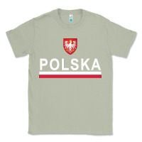 Matcha Sporty Polska Flag And Emblem Polish Coat Of Arms Pullover Hoodie Classic Tee - ArtChic