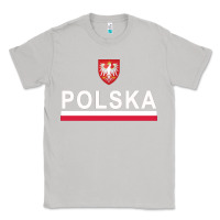 Moon Dust Sporty Polska Flag And Emblem Polish Coat Of Arms Pullover Hoodie Classic Tee - ArtChic