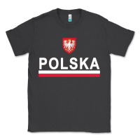 Smoke Sporty Polska Flag And Emblem Polish Coat Of Arms Pullover Hoodie Classic Tee - ArtChic