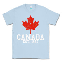 Vintage Canada Est.1867 Maple Leaf Canadian Flag R Classic Tee | Teevron