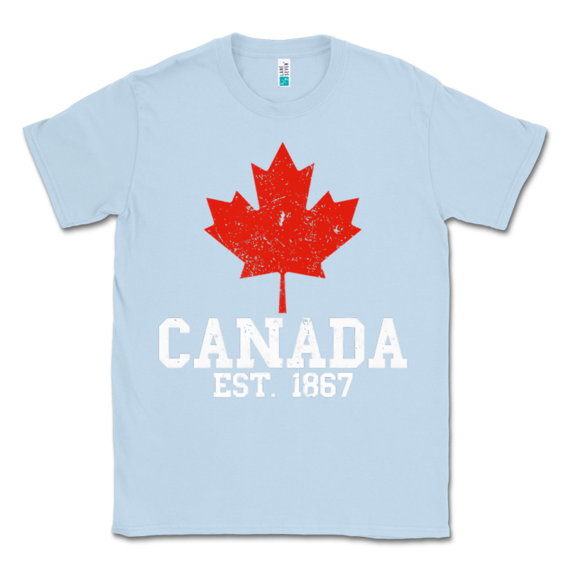 Vintage Canada Est.1867 Maple Leaf Canadian Flag R Classic Tee by ArtChic | Teevron