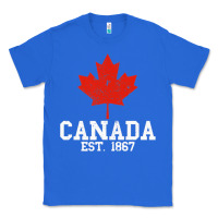 True Royal vintage canada est.1867 maple leaf canadian flag r Classic Tee - ArtChic