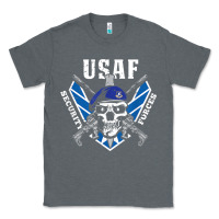 Charcoal Heather US Air Force Security Forces Classic Tee - ArtChic