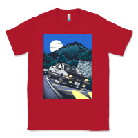 Red initial d poster hipster Classic Tee - ArtChic