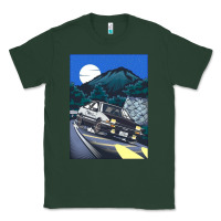Sports Green initial d poster hipster Classic Tee - ArtChic