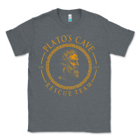 Charcoal Heather platos cave rescue team ancient greek philosophy p Classic Tee - ArtChic