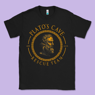 Platos Cave Rescue Team Ancient Greek Philosophy P Classic Tee Designed By Artchic