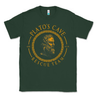 Sports Green platos cave rescue team ancient greek philosophy p Classic Tee - ArtChic