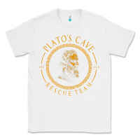 White platos cave rescue team ancient greek philosophy p Classic Tee - ArtChic