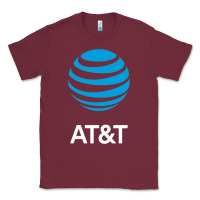 Burgundy At&t Classic Tee - ArtChic