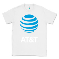 White At&t Classic Tee - ArtChic