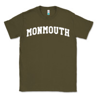 Army Green Monmouth Arch Retro University Style Classic Tee - ArtChic