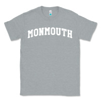 Heather Grey Monmouth Arch Retro University Style Classic Tee - ArtChic
