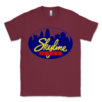 Burgundy skyline chili Classic Tee - ArtChic