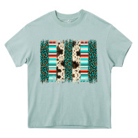 Arona leopard cowhide brush stroke Heavy Core Tee - Artiststas