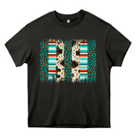 Asphalt leopard cowhide brush stroke Heavy Core Tee - Artiststas