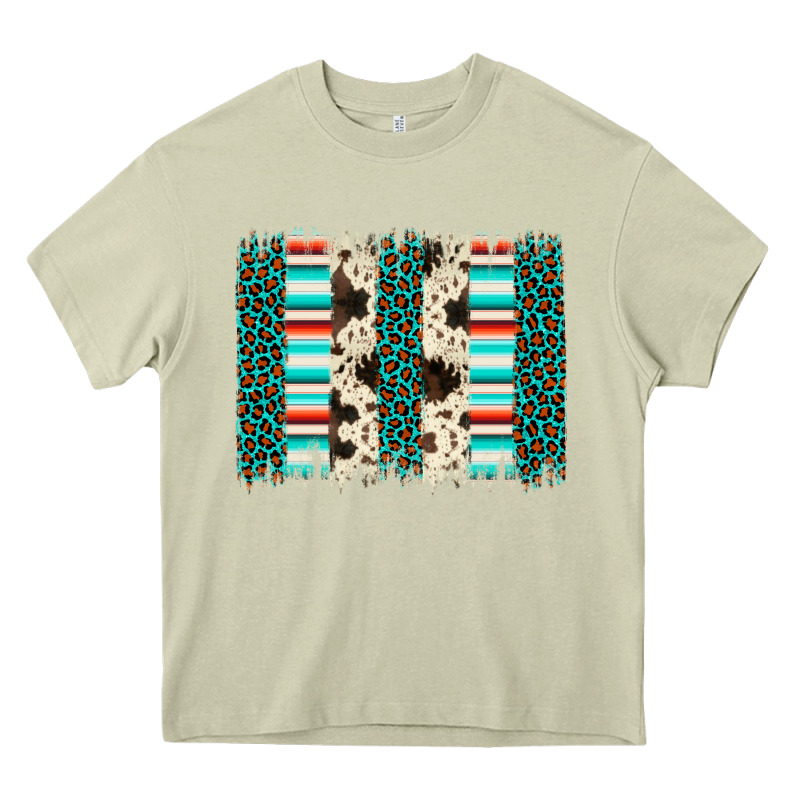 Leopard Cowhide Brush Stroke Heavy Core Tee by Artiststas | Teevron