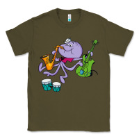 Army Green squiddly diddly Classic Tee - ArtChic