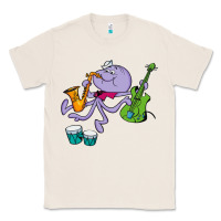 Natural squiddly diddly Classic Tee - ArtChic