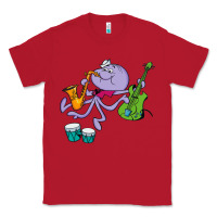 Red squiddly diddly Classic Tee - ArtChic