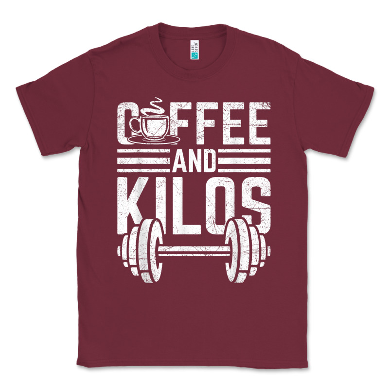 Coffee And Kilos Weightlifting Gift Classic Tee by ArtChic | Teevron
